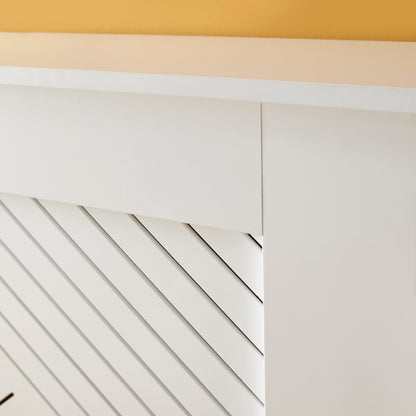 Jack Large Radiator Cover - White - Laura James