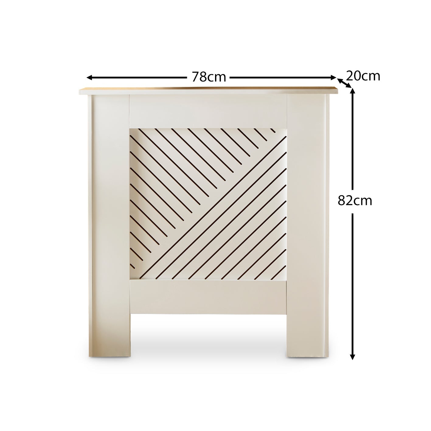 Jack Small Radiator Cover - White