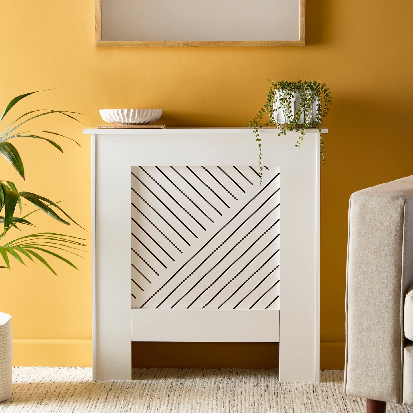 Jack Small Radiator Cover - White - Laura James 