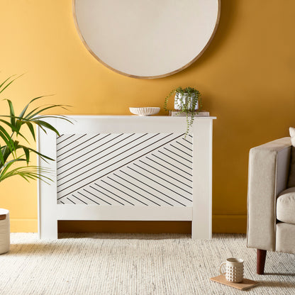 Jack Medium Radiator Cover - White - Laura James 
