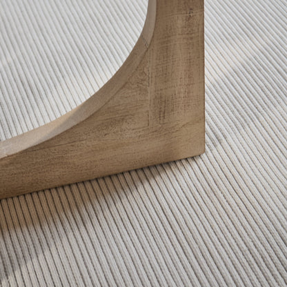 Jade 190cm Chalked Mango Wood Dining Table - Laura James