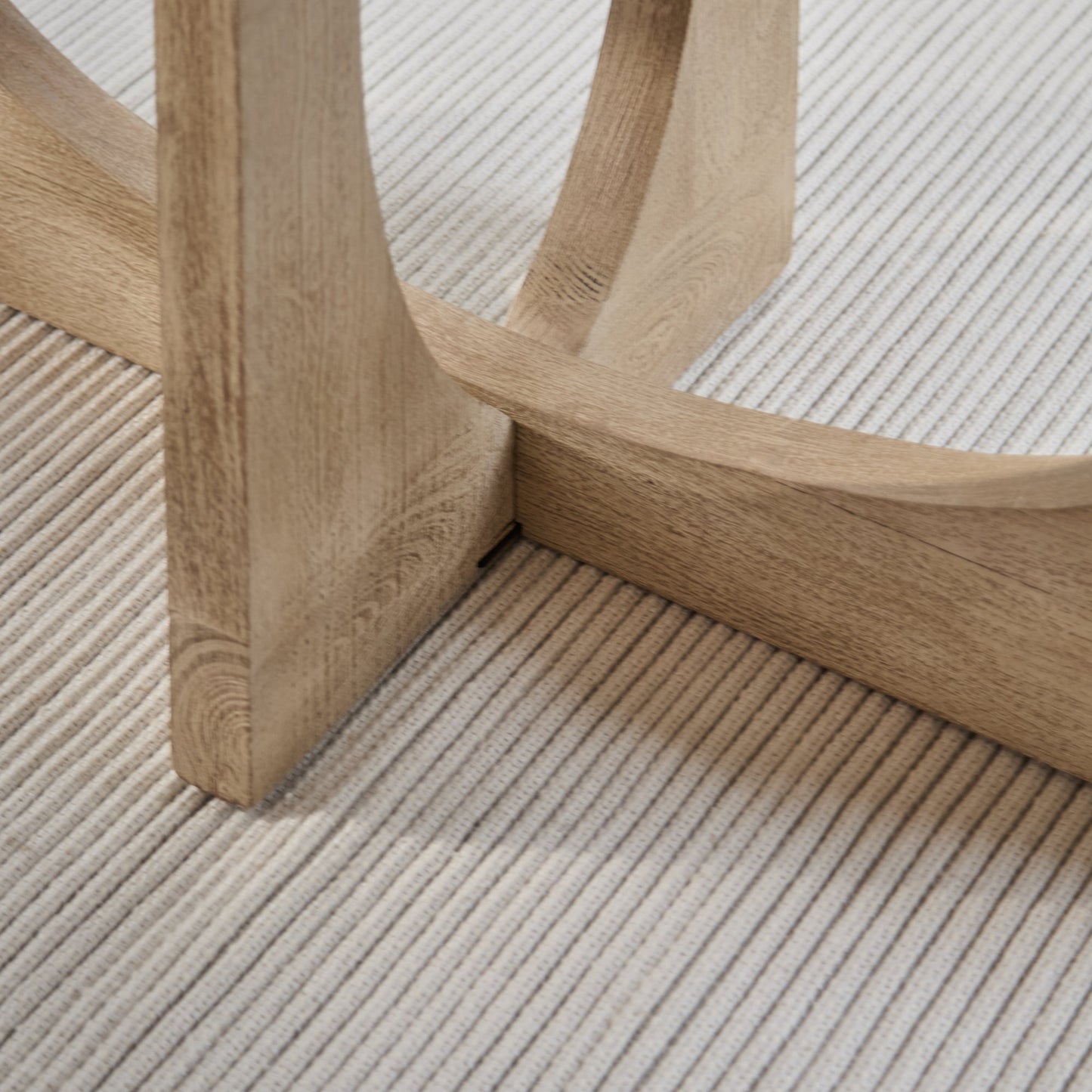 Jade 190cm Chalked Mango Wood Dining Table - Laura James