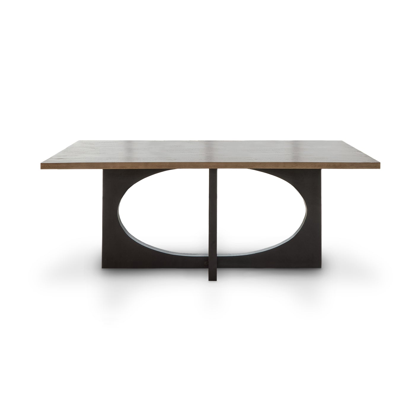 Jade Rectangular Chalked Mango Wood Dining Table - Laura James

