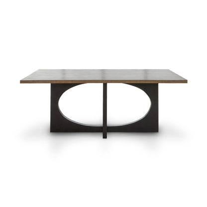 Jade Rectangular Chalked Mango Wood Dining Table - Laura James


