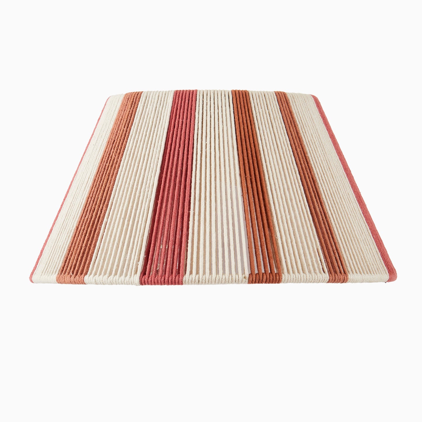 Kateli 35cm Cotton Empire Table Lamp - Paprika Stripe - Laura James 