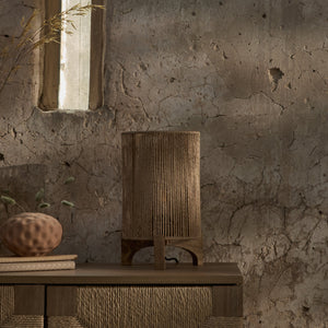 Konduru Natural Jute & Mango Wood Table Lamp - 30cm