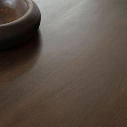 Alder 107cm Coffee Brown Mango Wood Freeform Coffee Table - Laura James 