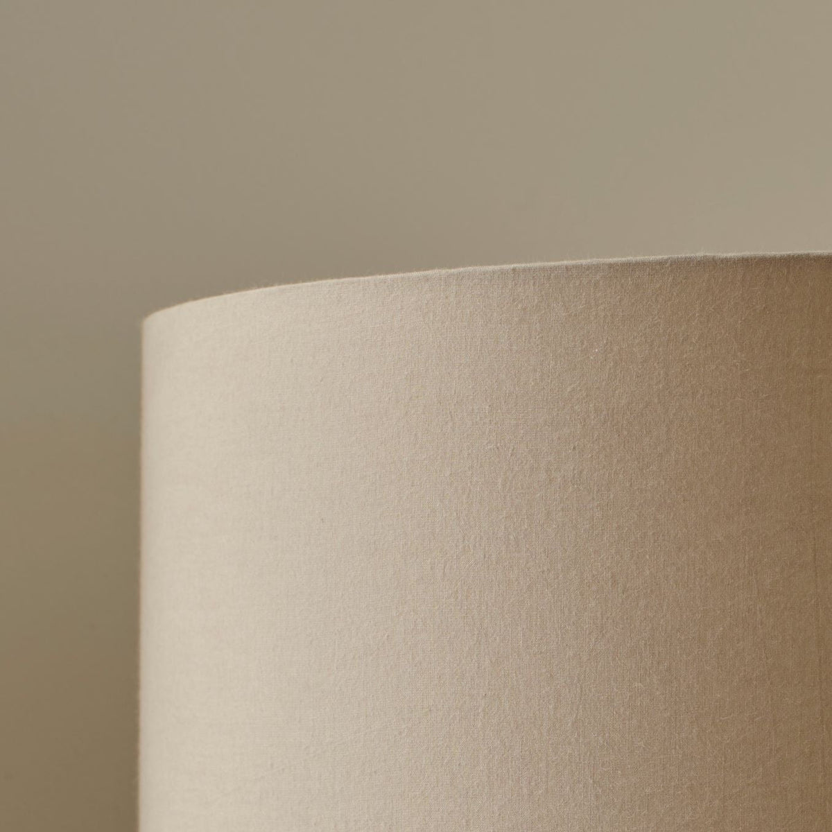 Alderton 40cm Cotton Lamp Shade - Taupe - Laura James 