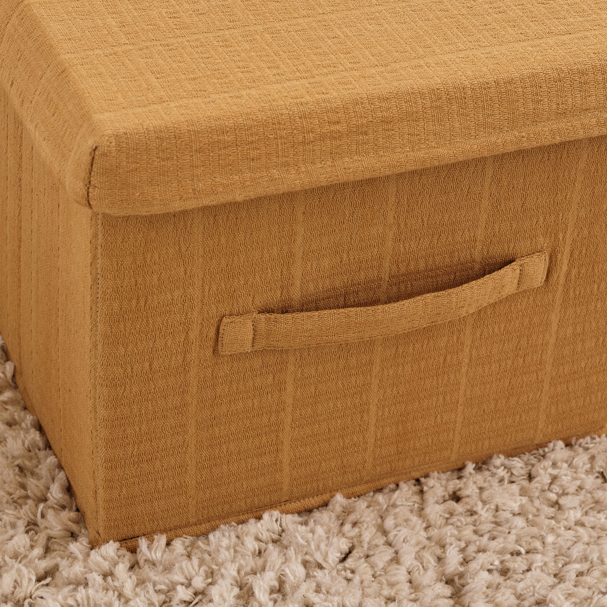 Cara 24cm Basket - Amber Yellow Geometric - Laura James  