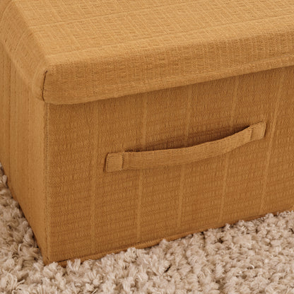 Cara 24cm Basket - Amber Yellow Geometric - Laura James  