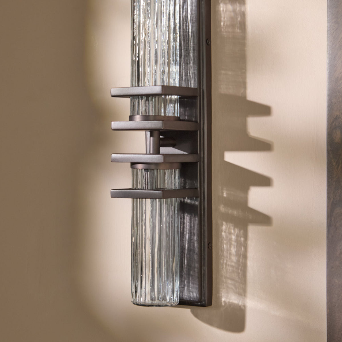 Boscastle 40cm IP44 Wall Light - Black Bronze - Laura James 