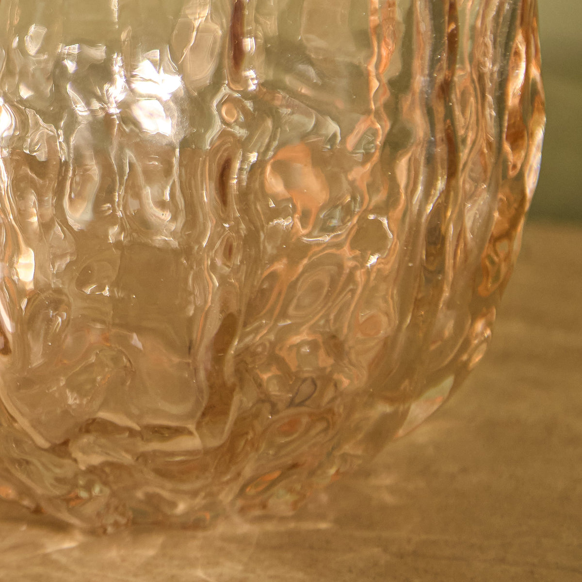 Radford 19cm Glass Vase - Clay - Laura James 