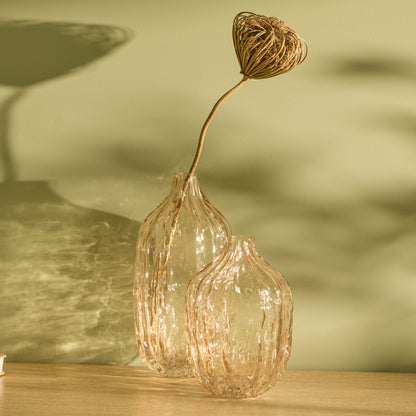Radford 19cm Glass Vase - Clay - Laura James 