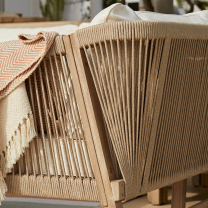 Shiro Wooden Garden Corner Dining Sofa Set - Laura James 
