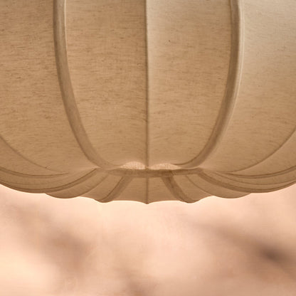 Lahsun 56cm Fabric Pendant Light - Natural - Laura James
