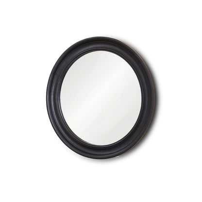 Langton 75cm Wooden Mirror - Black - Laura James