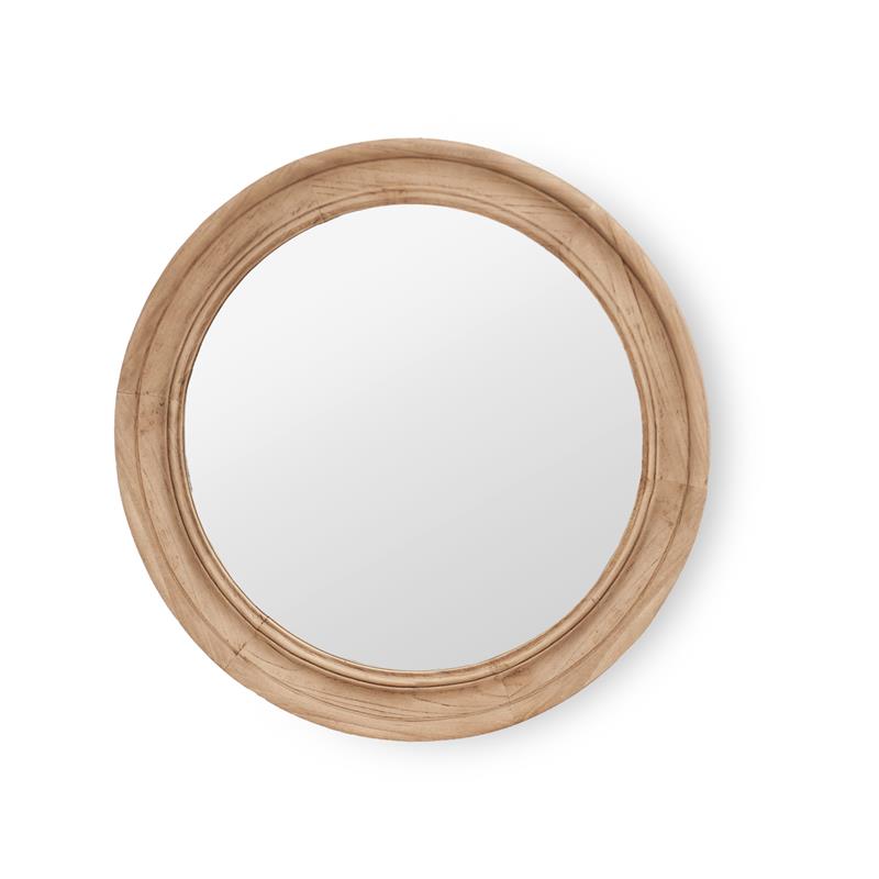 Langton 75cm Wooden Mirror - Natural - Laura James