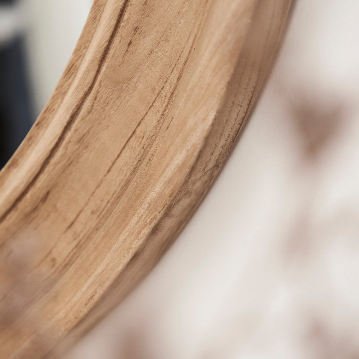 Langton 75cm Wooden Mirror - Natural - Laura James