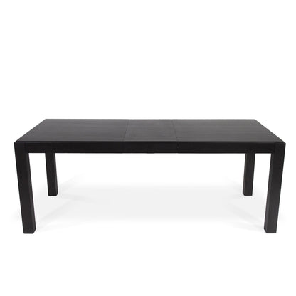 Magnus Black Wood Dining Table - Extendable - Laura James