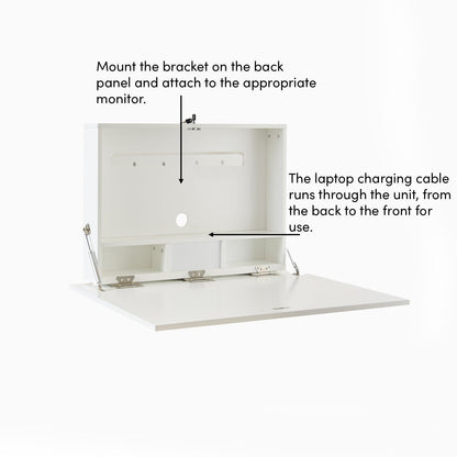 Linden Folding Desk - Snow White - Laura James 