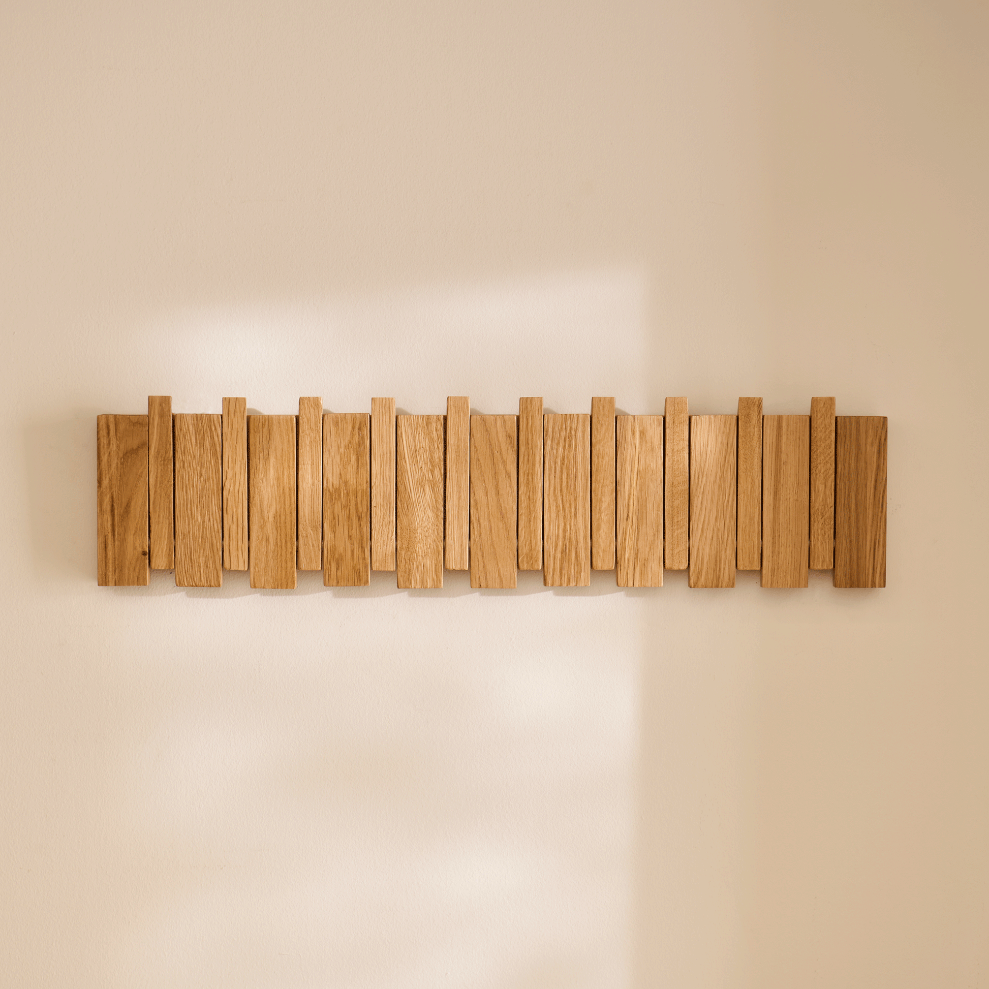 Lowell Pale Oak Folding Coat Rack - Laura James