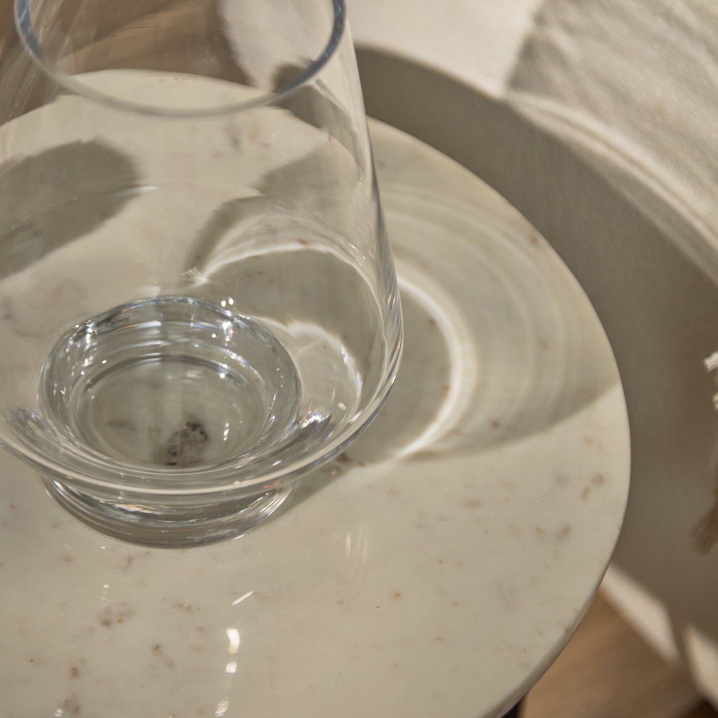 Lugano 22cm Glass Hurricane Vase - Clear
