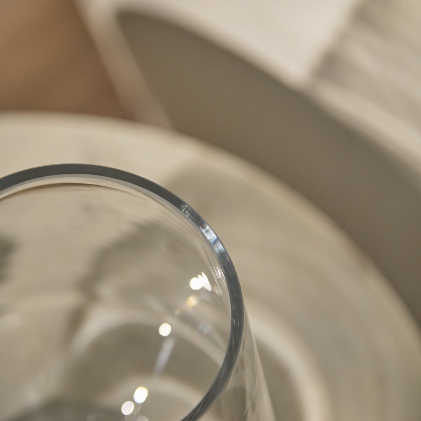 Lugano 22cm Glass Hurricane Vase - Clear