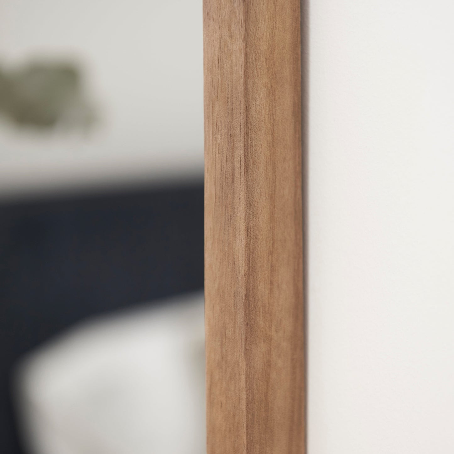 Lyndon 60x40cm Wooden Mirror - Natural - Laura James 