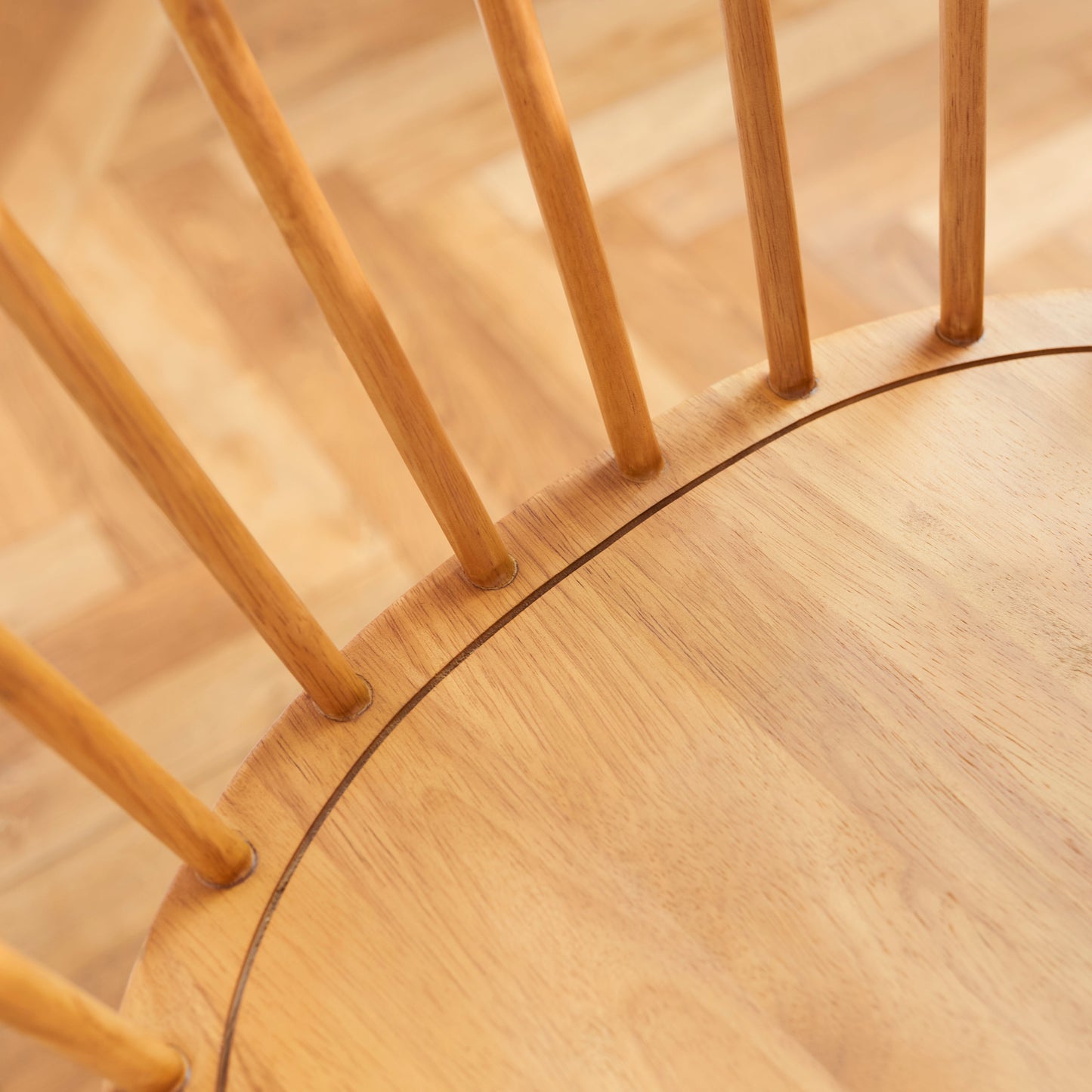 Mabel Classic Oak Bar Stools - Set of 2 - Laura James 