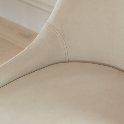 Maeve Clay Dining Chairs - Set of 2 - Gold Legs