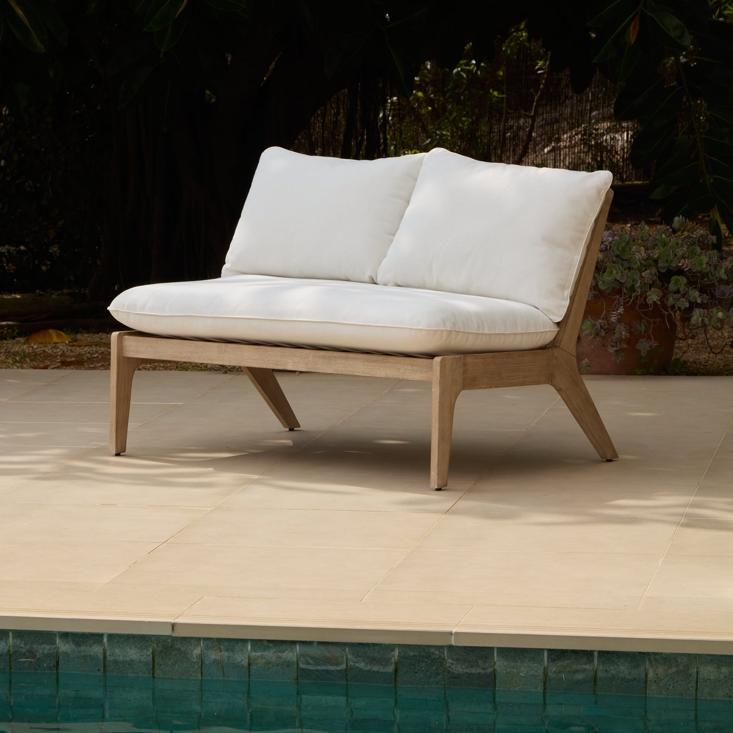 Mali 2 Seater Sofa Cushion Covers - Linen - Laura James