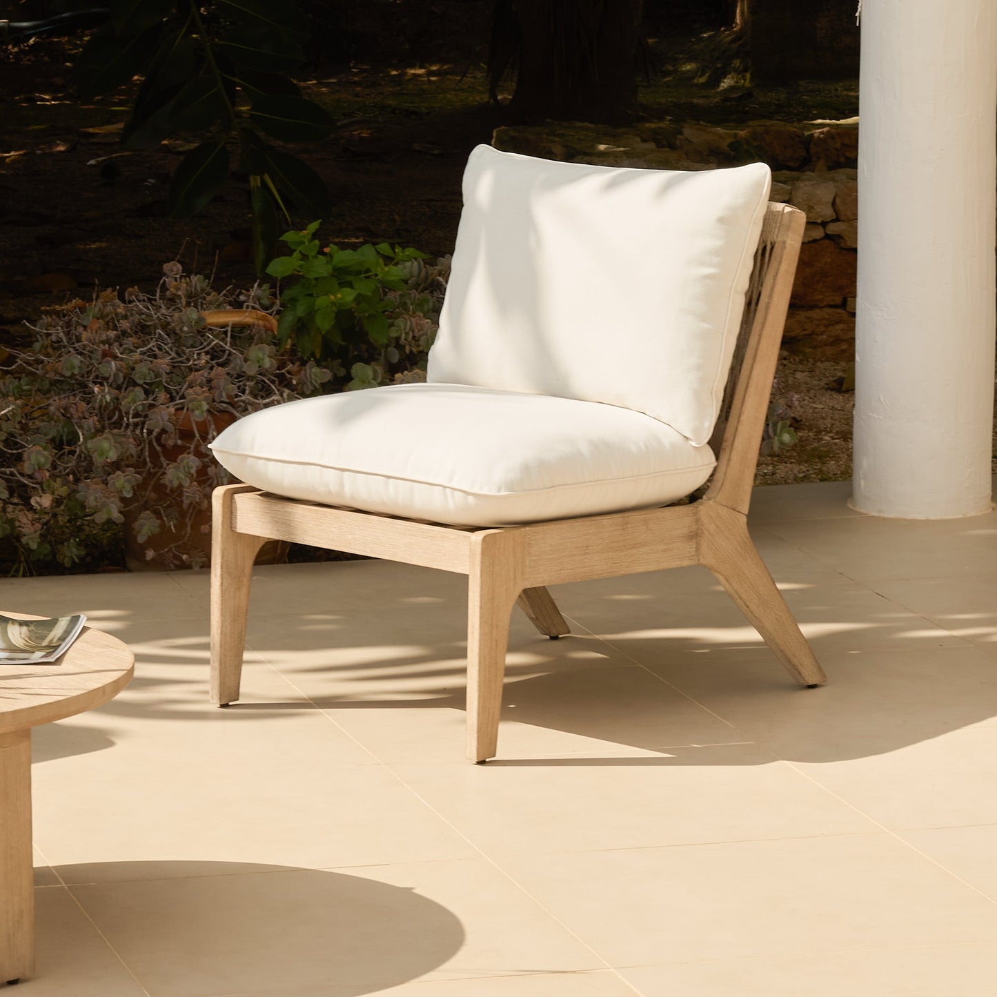 Mali Occasional Chair Cushion Covers - Linen - Laura James