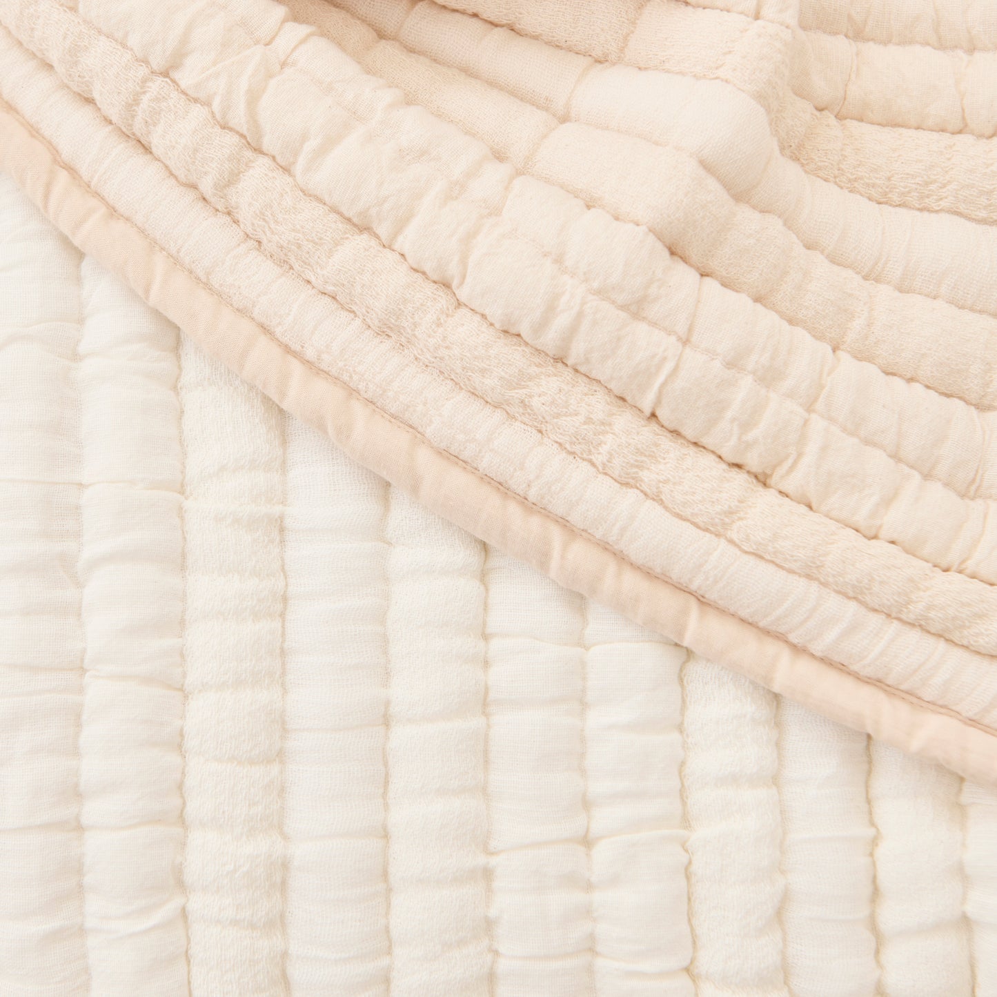 Malton 200x220cm Cotton Bedspread - Natural - Laura James