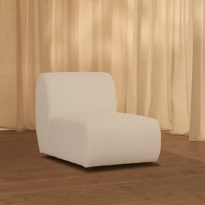 Nathalia Mid Section - Chalked White Boucle