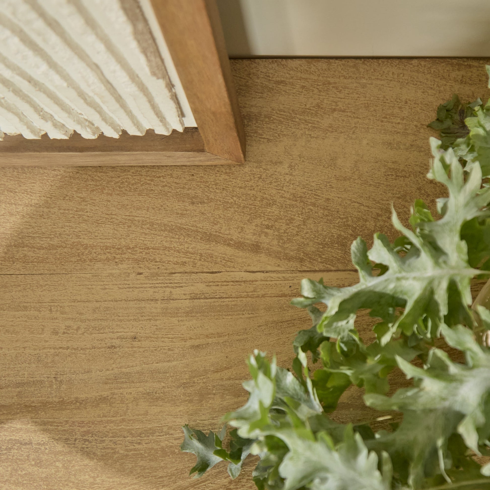 Nevaeh Chalked Mango Wood Console Table - 100cm - Laura James