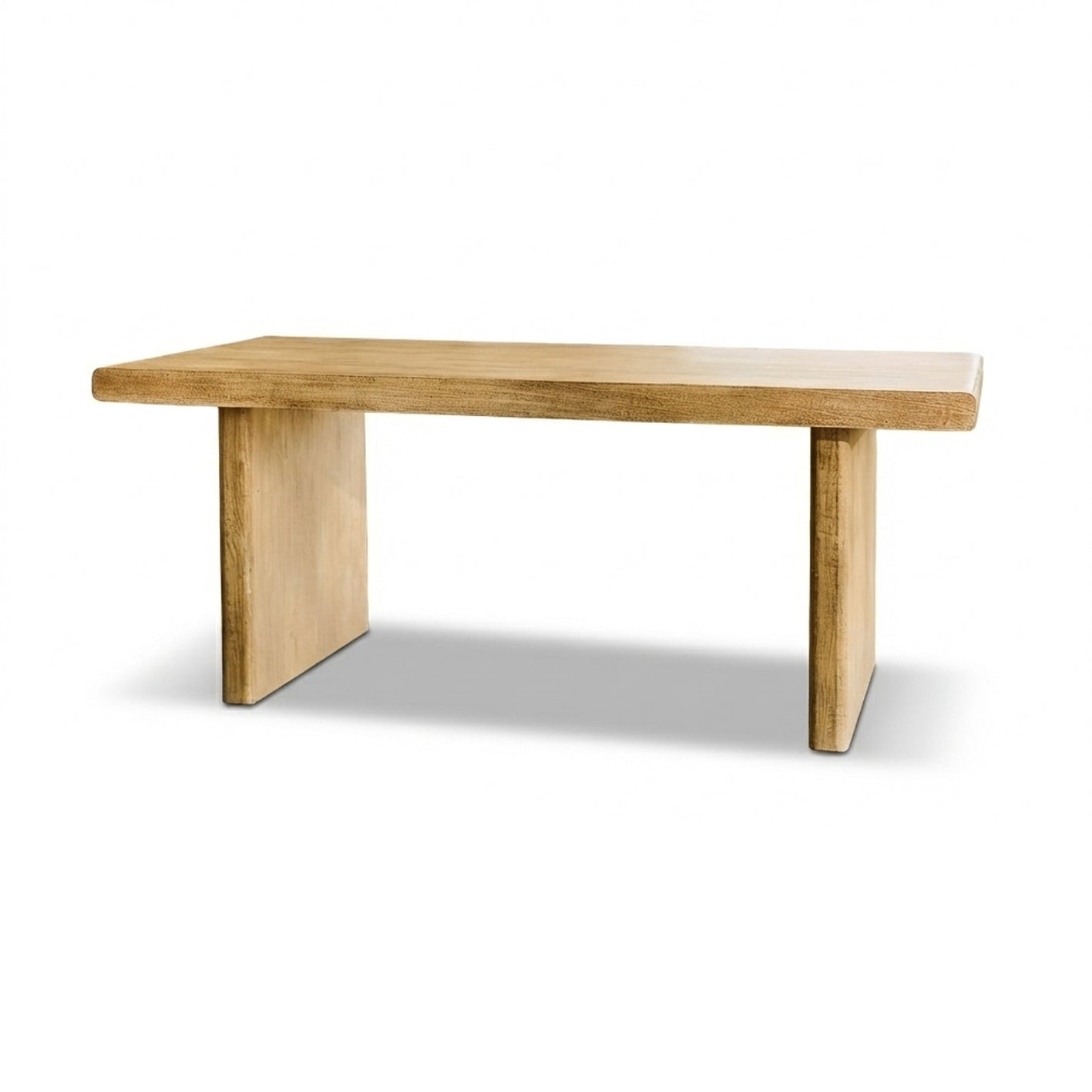 Nevaeh Chalked Mango Wood Dining Table - Laura James