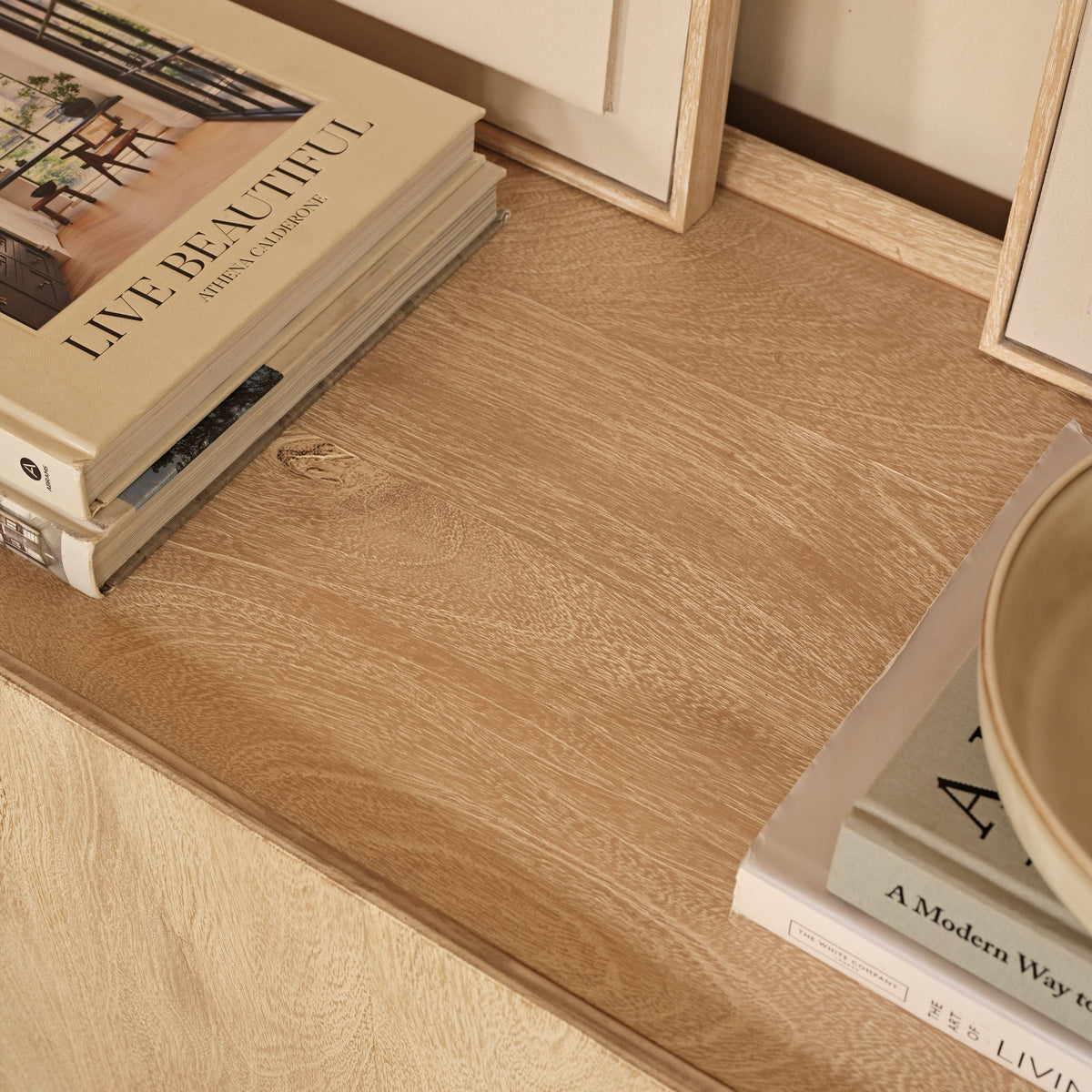 Octavia 3 Door Tall Sideboard - Limewash - Laura James 