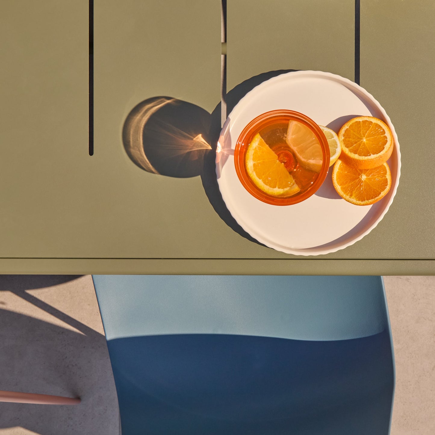 Wilder Metal 6 Seater Garden Table Set with Wren Garden Chairs - Laura James 