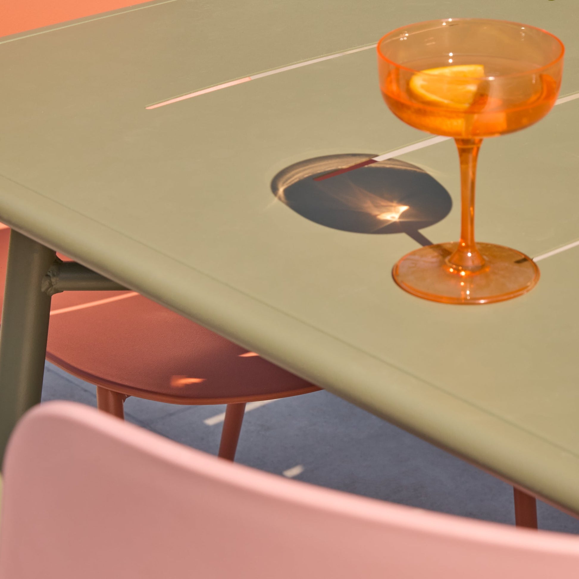 Wilder Metal 6 Seater Garden Table Set with Wren Garden Chairs - Laura James 