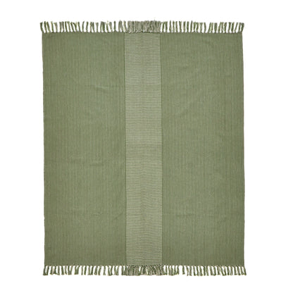 Odisha 125x150cm Green Throw - Laura James 