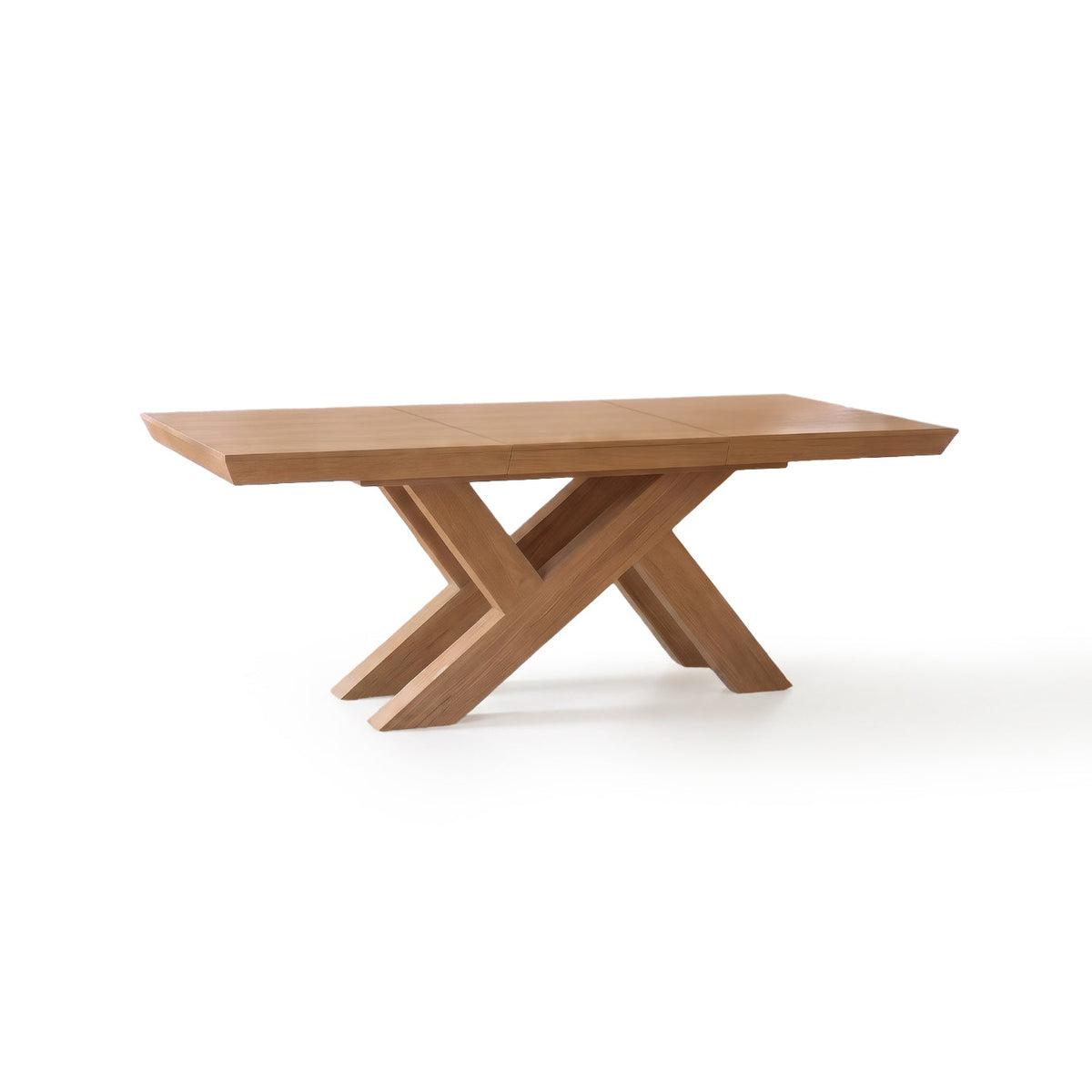 Olivia 160-240cm Pale Oak Dining Table - Laura James 
