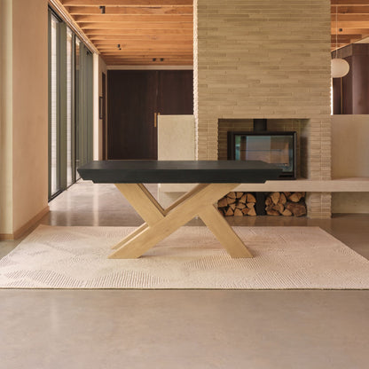 Olivia 160-240cm Black Oak Dining Table - Laura James
