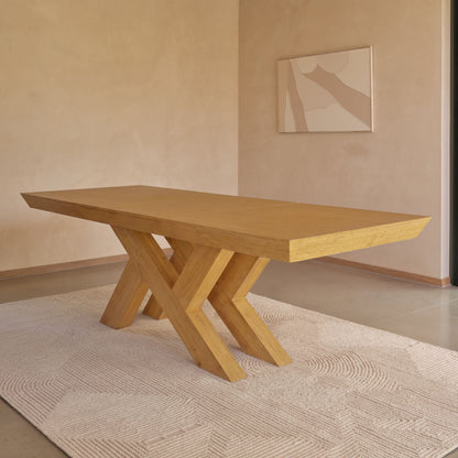 Olivia 160-240cm Pale Oak Dining Table Set - 6 Seater - Ella Pale Oak Carver Chairs