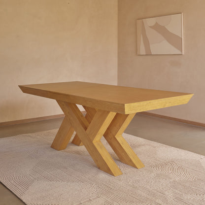 Olivia 160-240cm Pale Oak Dining Table Set - 6 Seater - Ella Pale Oak Carver Chairs