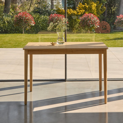 Paul 118-158cm Extending Dining Table - Whitewash Oak - Laura James 