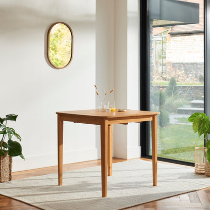 Paul 116cm Extending Dining Table - Pale Oak - Laura James 