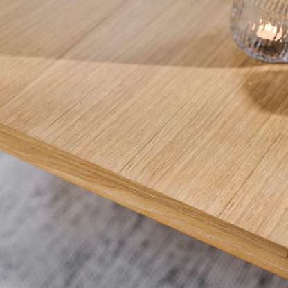 Paul 118-158cm Extending Dining Table & Tilly 150cm Wooden Bench with 2 Tilly 150cm Whitewash Oak Benches & Natural String - Laura James
