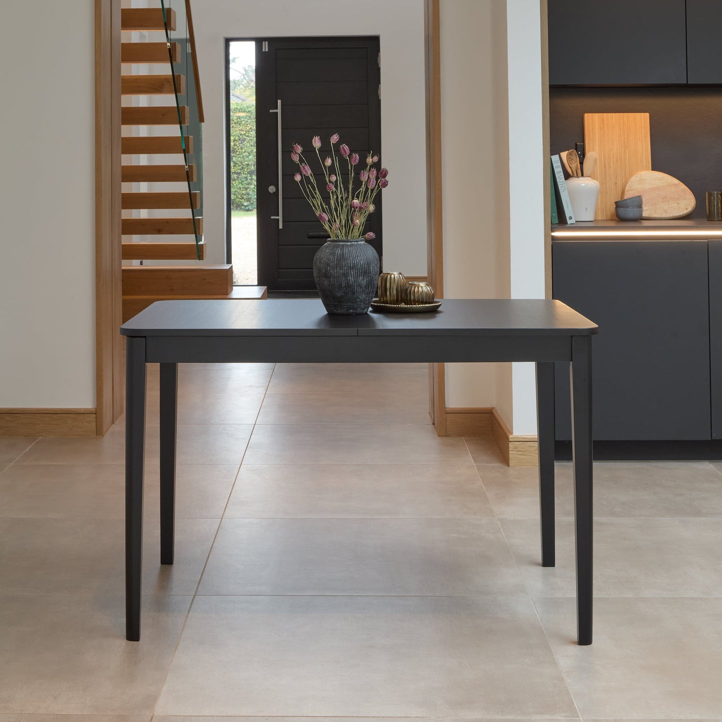 Paul Black Oak Extending Dining Table - Laura James