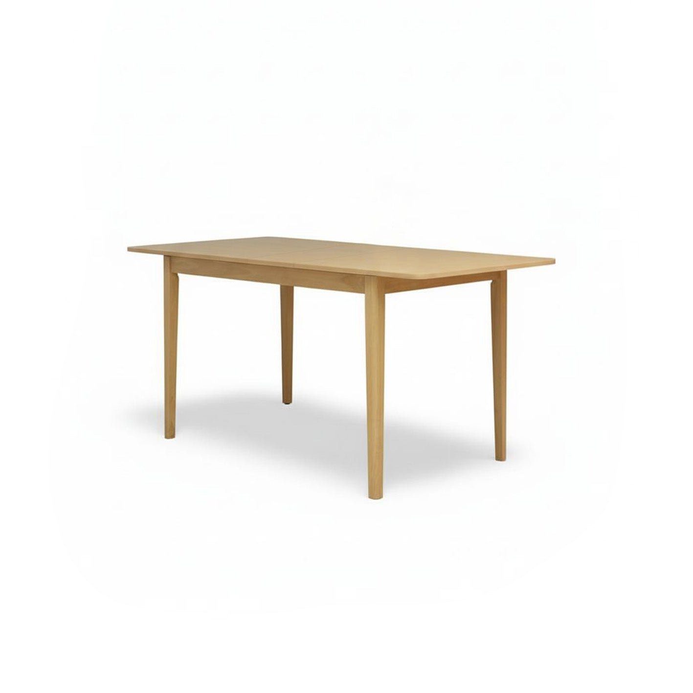 Paul Pale Oak Extending Dining Table Set - 4 Seater - Ella Off White Boucle Carver Chairs - Pale Oak Legs - Laura James