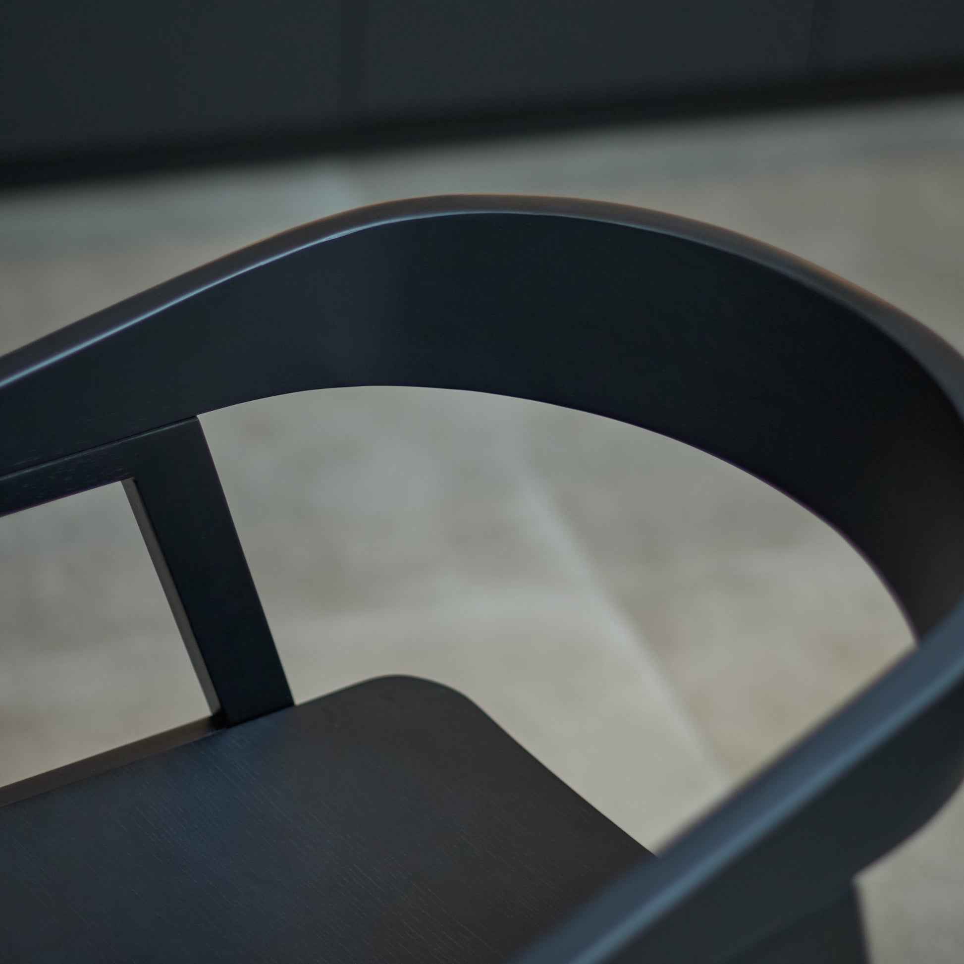 Paul Black Oak Extending Dining Table Set - 6 Seater - Ella Black Oak Carver Chairs- Laura James